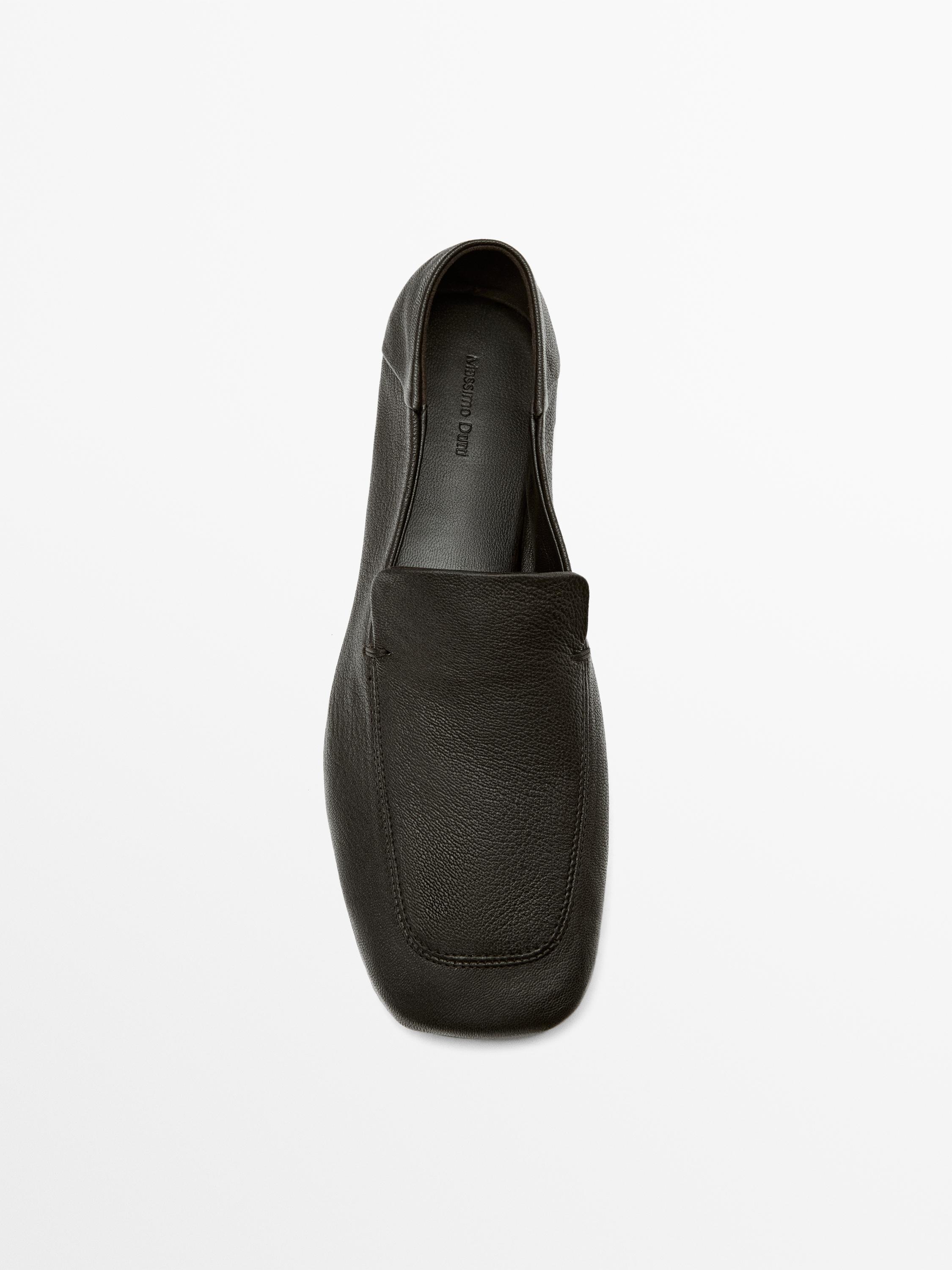 Mocassins souples en cuir